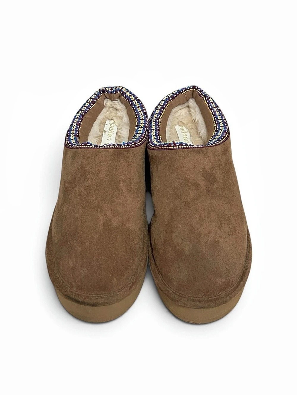 Madden Girl Elyse Platform Cozy Clogs Brown
